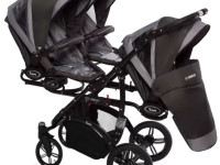 babyactive Коляска для тройни 2в1 trippy silver