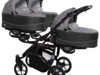 babyactive Коляска для тройни 2в1 trippy silver