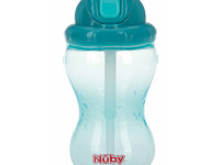 nuby nv0404001 Поильник "no-spill flip-it" c трубочкой (12м+) 360 мл.