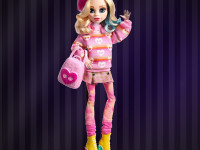 monster high wednesday hxj05 Коллекционная кукла "Энид Синклер" в розовом 