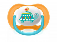 avent scf080/07 suzeta din silicon "animal" (6-18 m.) 2 buc.