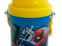 total office spr44453 cana de plastic "spiderman" (400 ml.)