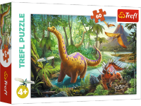 trefl 17319 puzzle "plimbarea dinozaurilor" (60 el.)