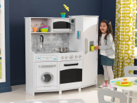 kidkraft 53369-msn bucătărie pentru copii "large play kitchen" alb