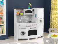 kidkraft 53369-msn bucătărie pentru copii "large play kitchen" alb