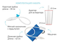 roxy rnd-27-116bВ aspirator nazal cu adaptor "dr.bunny" albastru