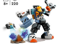 lego city 60428 constructor "robot spatial de constructii" (140 el.)