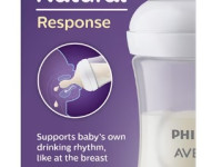 avent scy906/01 biberon natural response (3 luni+) 330 ml.