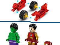 lego marvel 76287 constructor "iron man cu motocicleta si hulk" (68 el.)