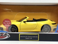 msz 68706m model metalic "porsche 911 carrera cabriolet, 1:32"