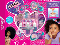 cra-z-art 34068int Набор косметики "barbie sparkling sweet heart lip gloss lockets"