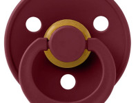 bibs suzeta rotunda din latex color s elderberry (0-6 luni) 