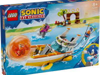 lego sonic 76997 constructor "barca de aventuri a lui tails" (393 el.)