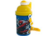 total office spr44453 cana de plastic "spiderman" (400 ml.)