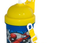 total office spr44453 cana de plastic "spiderman" (400 ml.)