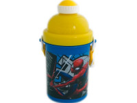 total office spr44453 cana de plastic "spiderman" (400 ml.)