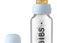 bibs biberon din sticlă (110 ml) baby blue