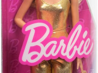 barbie hrh19 Кукла "Модница" в золотистом комбинезоне