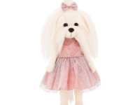 orange toys ld5/099 jucărie moale "câine lucky mimi: rochie strălucitoare" (25 cm.)