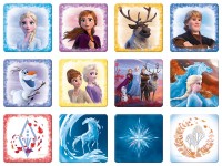 trefl 90814 puzzle 2-în1 "frozen" + memos (30/48/24 el.)