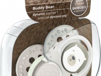 lovi 22/863 Силиконовая динамическая пустышка buddy bear (0-3 м.)