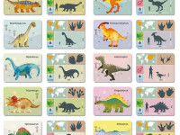 as kids 1029-64066 set magnetic "dinozauri"