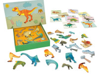 as kids 1029-64066 set magnetic "dinozauri"