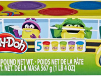 play-doh f7368 set de plastilină "Înapoi la școală" (5 culori)