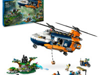 lego city 60437 Конструктор "Вертолет Исследователь джунглей в базовом лагере" (881 дет.)