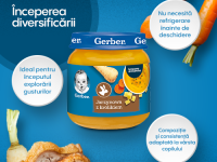 gerber Овощной суп-пюре с кроликом (5 м+) 125 гр.