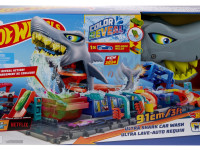 hot wheels htn82 spalatoria auto "ultra shark" cu masinuta "color reveal"