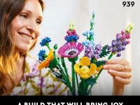 lego icons 10313 constructor "buchet de flori sălbatice”" (939 el.)