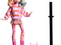 monster high wednesday hxj05 Коллекционная кукла "Энид Синклер" в розовом 