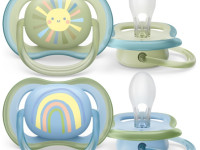 avent scf085/58 suzera din silicon "ultra air night" (0-6 m) 2 buc.