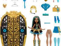 monster high hxh86 setul de joc surpriză mysteries "secretele lui dcleo"