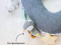 nuby id99619 Подушка игровая "little penguin" (0 м+)