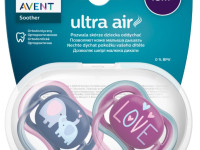 avent scf349/22 suzera din silicon ultra air (18 m+) 2 buc.