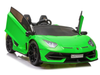 kikkaboo 31006050363 masina electrica pentru copii "lamborghini aventador svj" (verde)