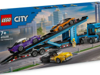 lego city 60408 Конструктор "Грузовик-автовоз со спортивными автомобилями" (998 дет.)