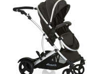 hauck carucior pentru doi copii duett 2 black