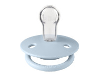 bibs Пустышка круглая силиконовая de lux (0-36 м.) baby blue