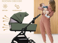 kinderkraft cărucior 2-in-1 yoxi verde