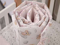 veres 222.01.1 lenjerie de pat "sleepy moon pink - 2" (6buc.)