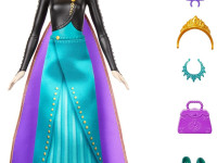 disney princess hxd27 setul de joc "spin reveal: frozen anna"