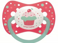 canpol 23/283 suzeta din silicon simetrica "cupcake" (6-18m) 1 buc.