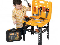 teamsterz 1684821 set de joacă jcb "bancul de lucru și valiză cu unelte"