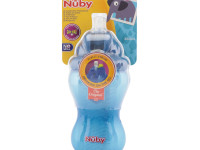 nuby nv0404001 Поильник "no-spill flip-it" c трубочкой (12м+) 360 мл.