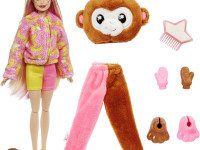 barbie hkr01 păpuşă "cutie reveal: maimuţă"