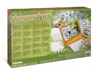 dinosart 15151 set pentru creativitate "tracing light pad"