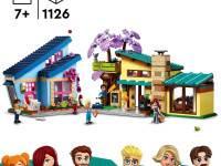 lego friends 42620  Конструктор "Семейные дома Олли и Пейсли" (1126 дет.)